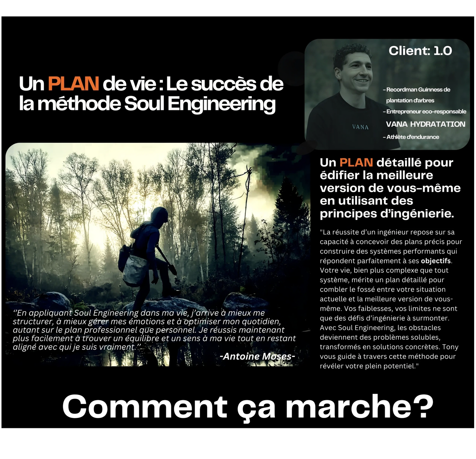 Un PLAN de vie : le succès de la méthode Soul Engineering. Comment ça marche ?